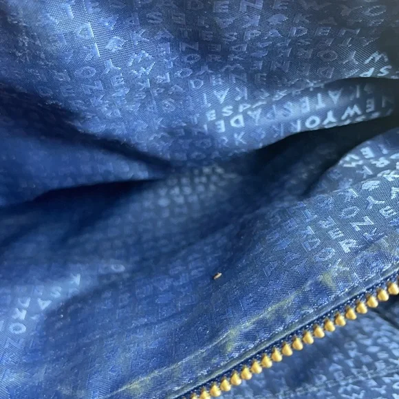 Kate Spade Newbury Lane Blue Bag purse tote - Picture 6 of 11